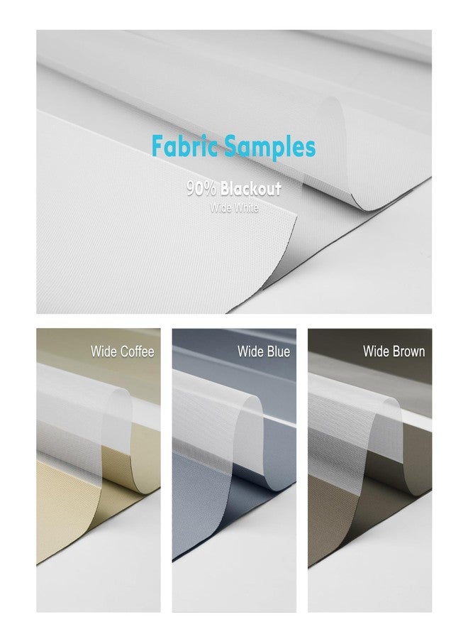 Blindify Motorized Zebra Blinds with Remote Fabric Sample - Image 5